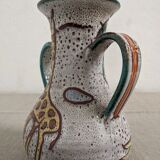 Zoomorphic ceramic vase Vallauris 50s