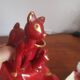 Bambi fawn cigarette holder ashtray in vintage Vallauris ceramic