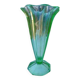 Green glass vase