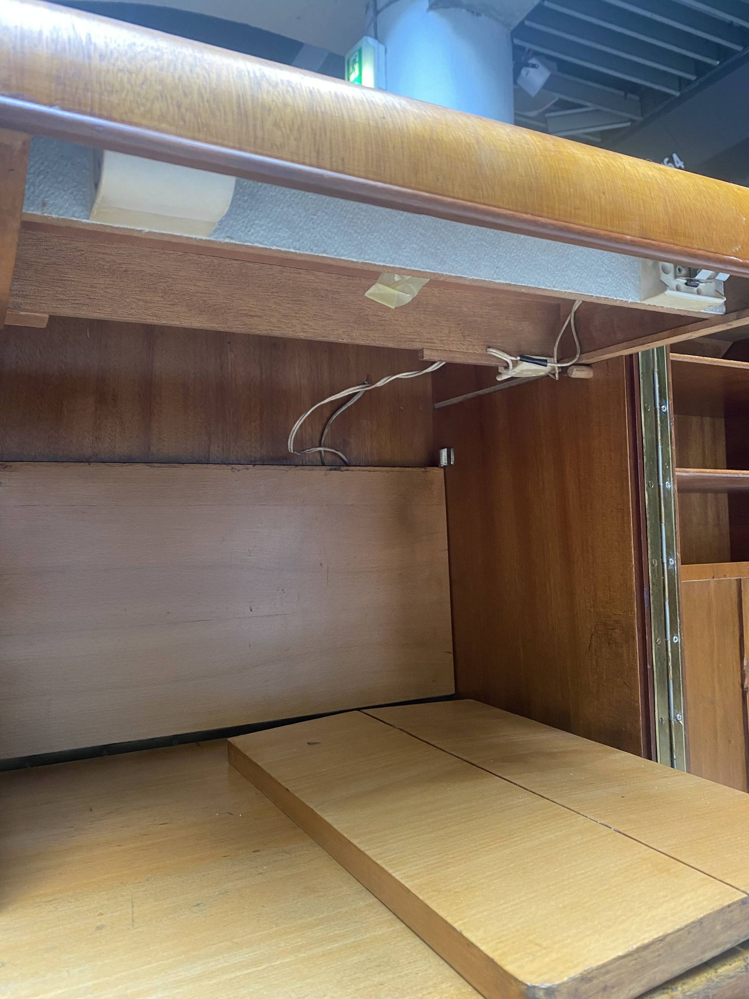 Mahogany cabin desk - 1930s/40s
