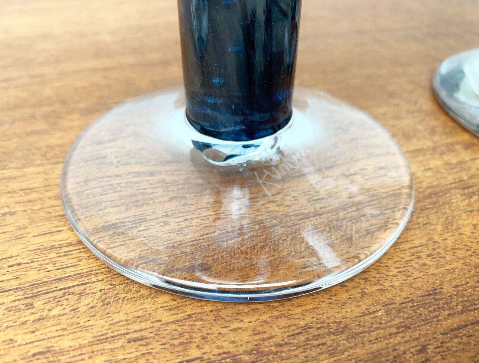 German wine glasses by Regina Kaufmann for Glashagen Hütte, set of 6.