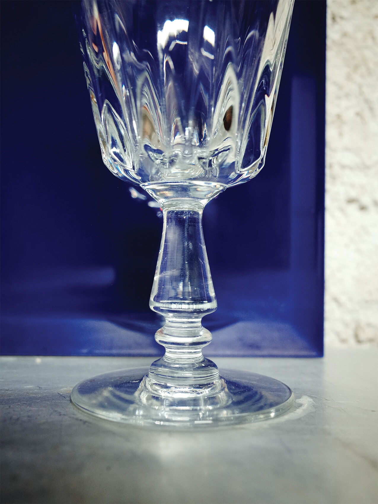 Lot of 5 crystal water glasses