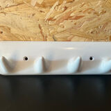 White vintage towel rack Sesia Italy