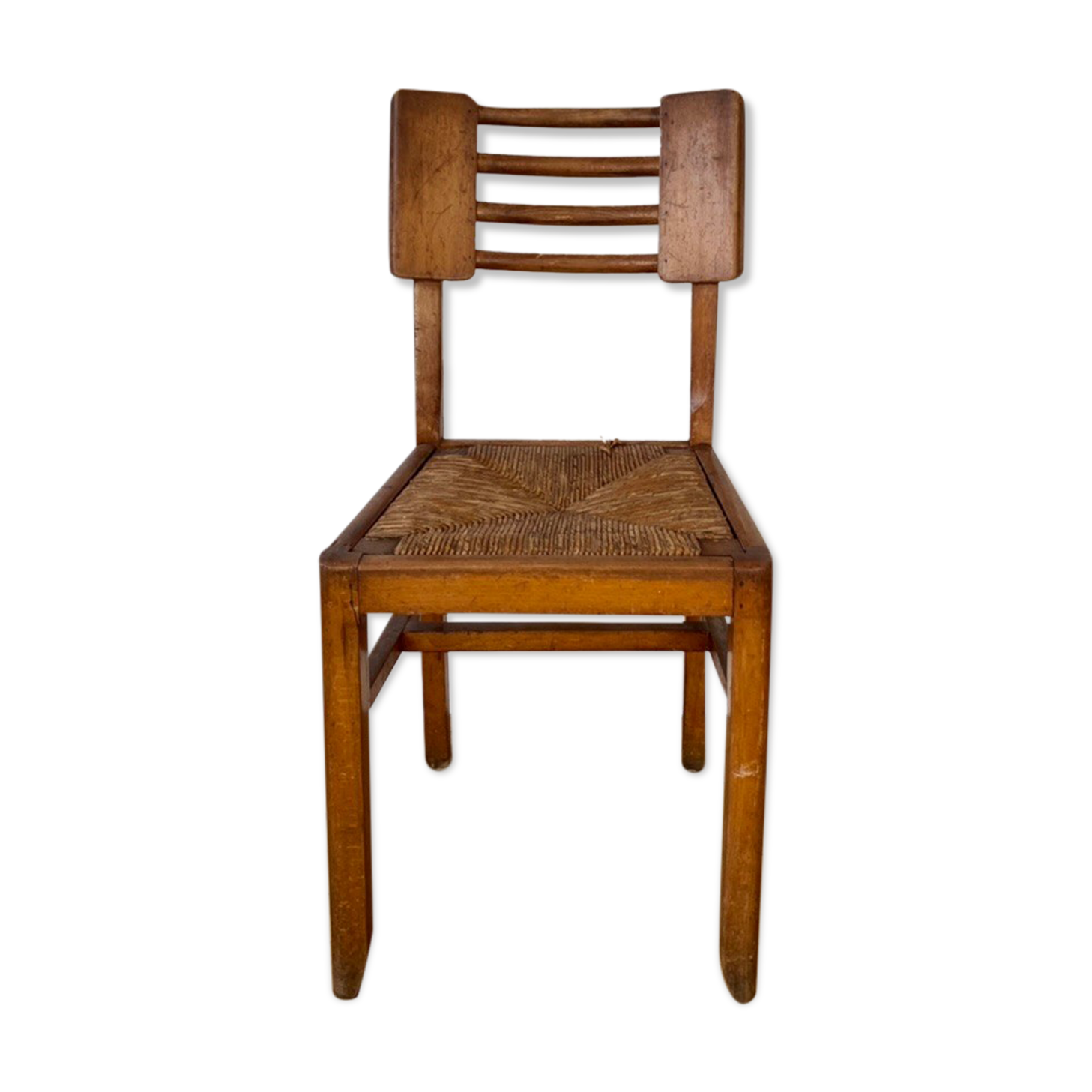 Vintage chair wood Pierre Cruege