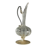 Verseuse vintage en verre, manufacture de Murano, Italie, années 1950-1960