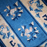 Former carpet Chinese Peking is 61cm x 112cm 1900 hand - 1C43