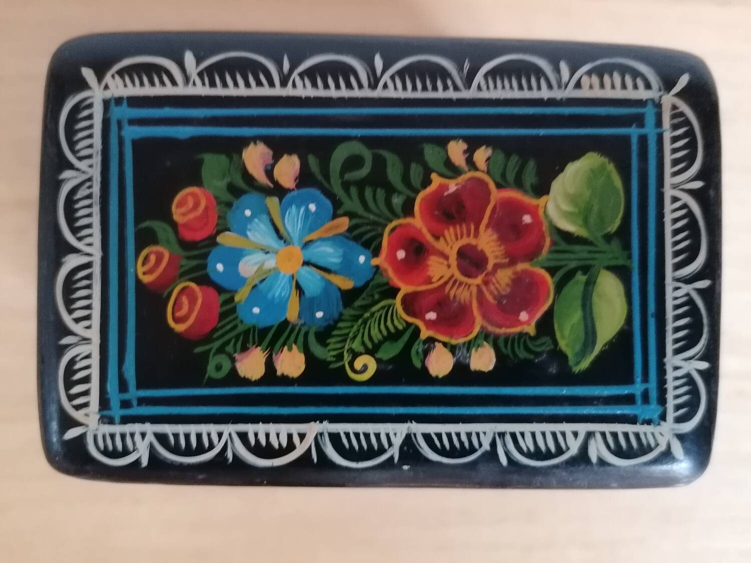 Hand painted Russian box