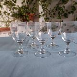 5 Baccarat glasses