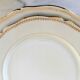 Set 12 plates and 3 dishes porcelain of Sologne