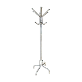 Vintage Industrial Steel Coat/Hat Stand,French,Polished Steel, Lacquered