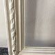 Set of 2 wooden frames of white color
