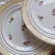 6 vintage dessert plates Céranord "Cheverny" - Floral pattern