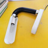 Flexible and adjustable lamp lacquered brass, 1970