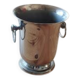 Champagne bucket with pedestal in 18/10 stainless steel – Jean Couzon, France 1970