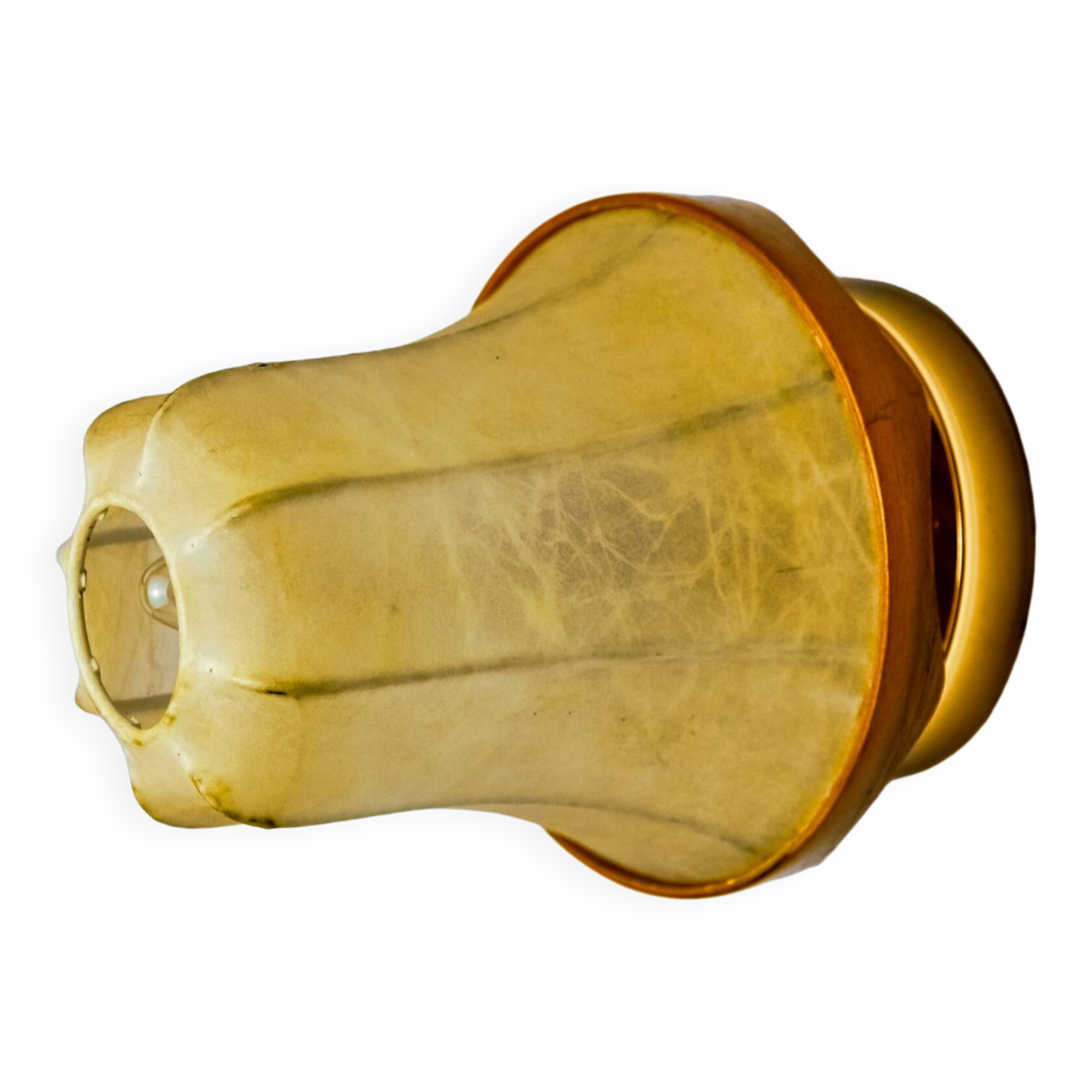 Pear-shaped “cocoon” wall lamp, Italy, 1960