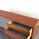 Mid-Century Op-Art Hand-Painted Danish Teak Sideboard, 1960s