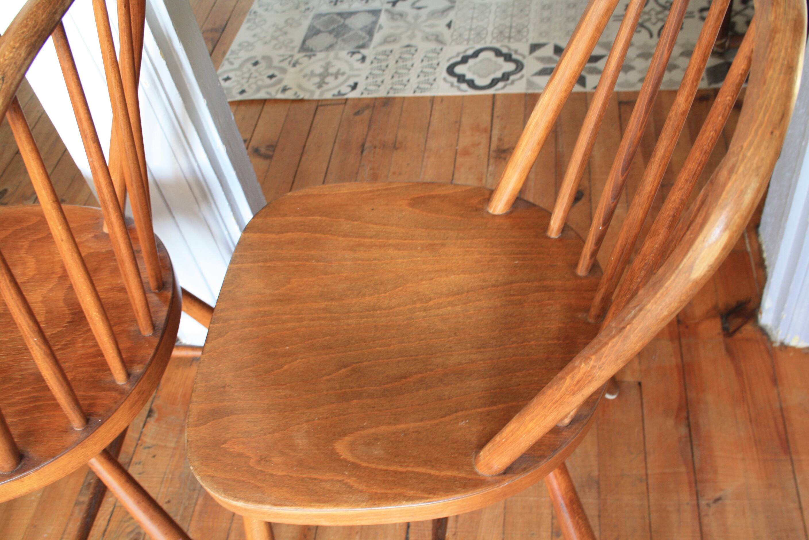 Thonet chairs by Josef Frank stamped