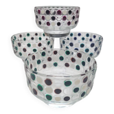 4 glass bowls La Rochère
