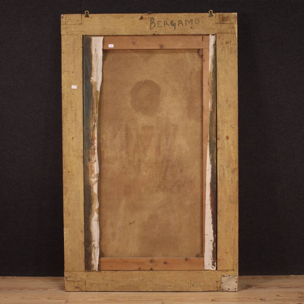 Italian painting signed Agazzi and dated 1908