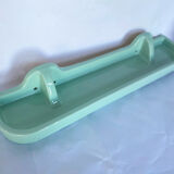 Green porcelain shelf