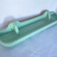Green porcelain shelf