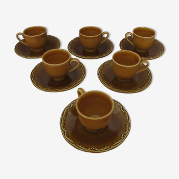 Set of 6 cups Digoin