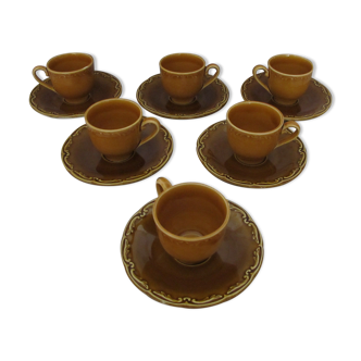 Set of 6 cups Digoin