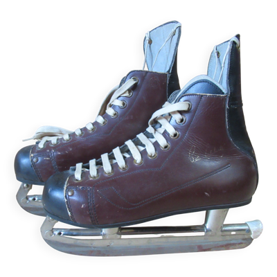 Patins de hockey sur glace alviera canada 1970 pete laliberte taille 40