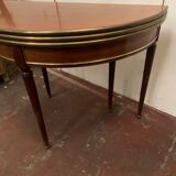 Console with Napoleon III style system in mahogany XIX century