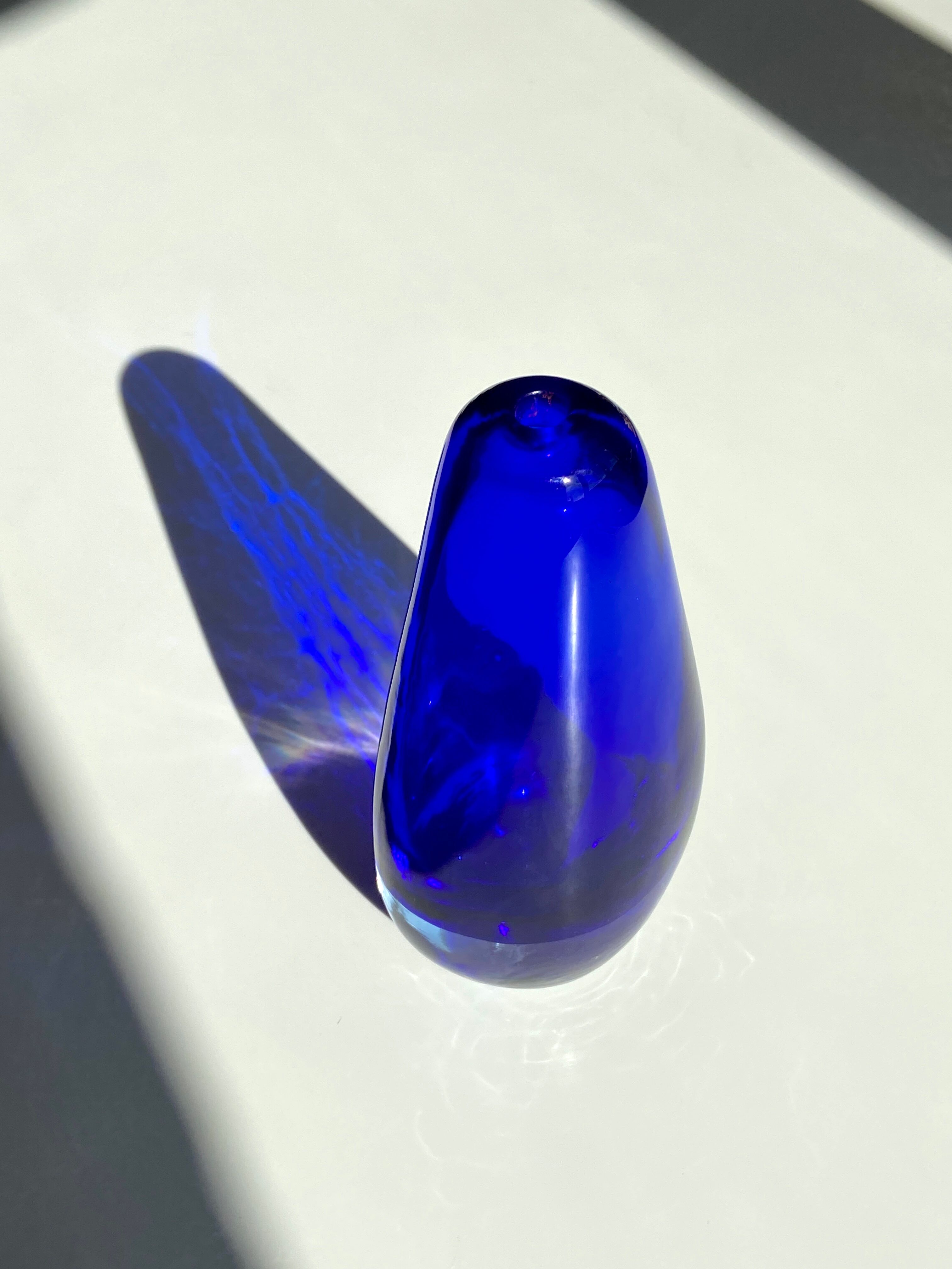 Blue murano vase