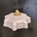 Pink opaline pendant light