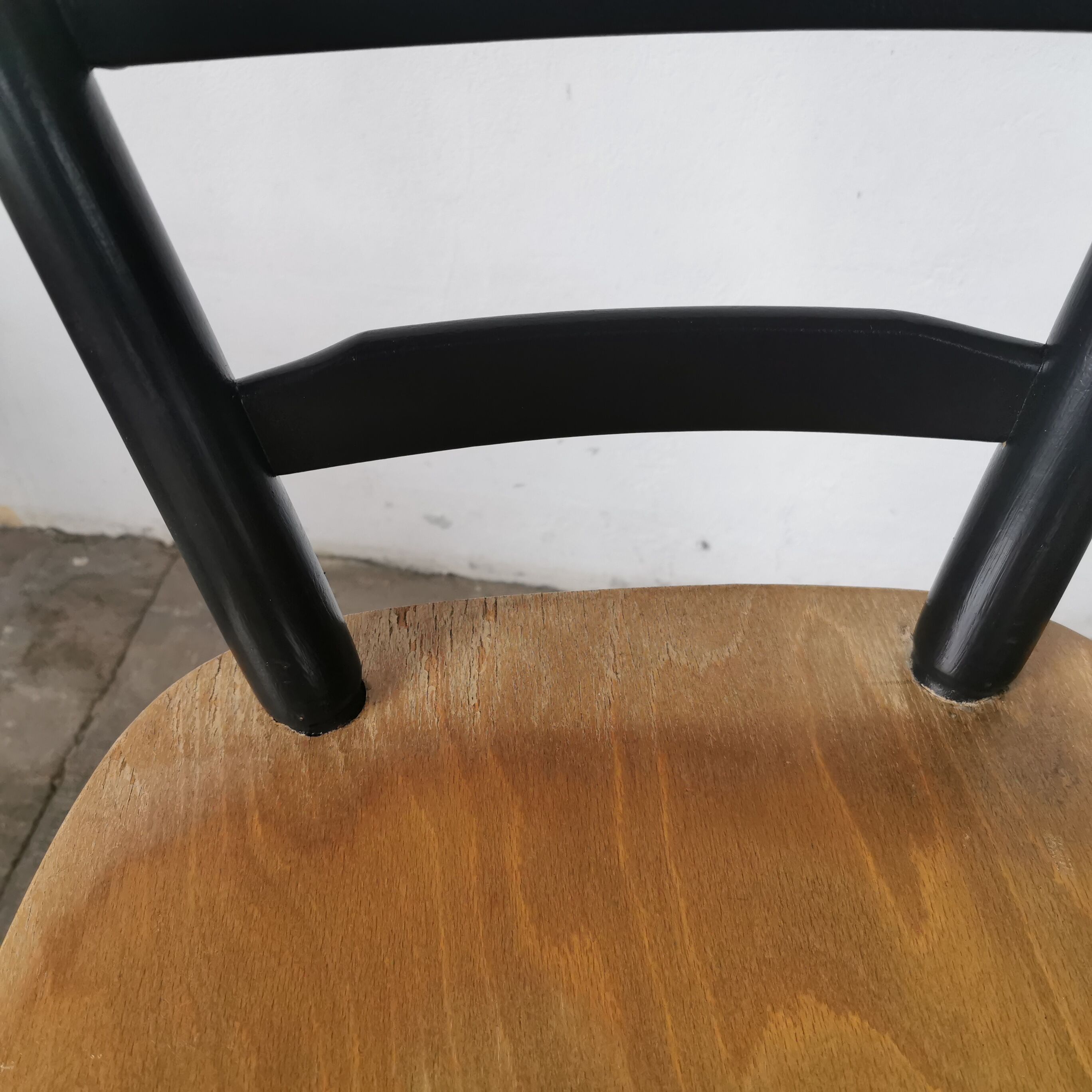 Set of 6 Scandinavian style bar chairs 1960/70