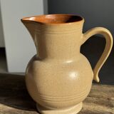 Vintage stoneware round carafe