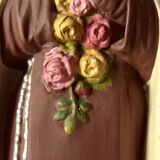 Statue of Saint Therese of Lisieux in plaster - signed Guido Casci - 43 cm
