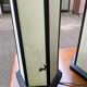 Column table lamps in the style of 90s Japanese lanterns.