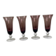 4 purple glasses