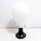 Lampe forme ampoule tout de verre 1980