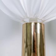 Pair of large Bergboms B-010 table lamps in brass, mid-century, 1960s, Sweden.