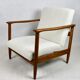 Fauteuil en laine bouclée, années 1970