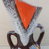 Glazed stoneware vase