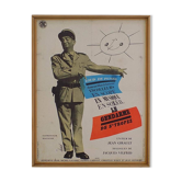 Original poster for the film "The Constable in St Tropez"