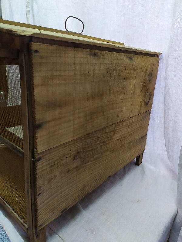 Garde manger en bois ancien Vintage