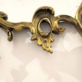miroir corne d'abondance en bronze doré
