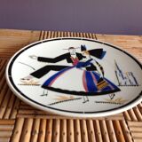 Plat Luneville Danseurs Alsaciens