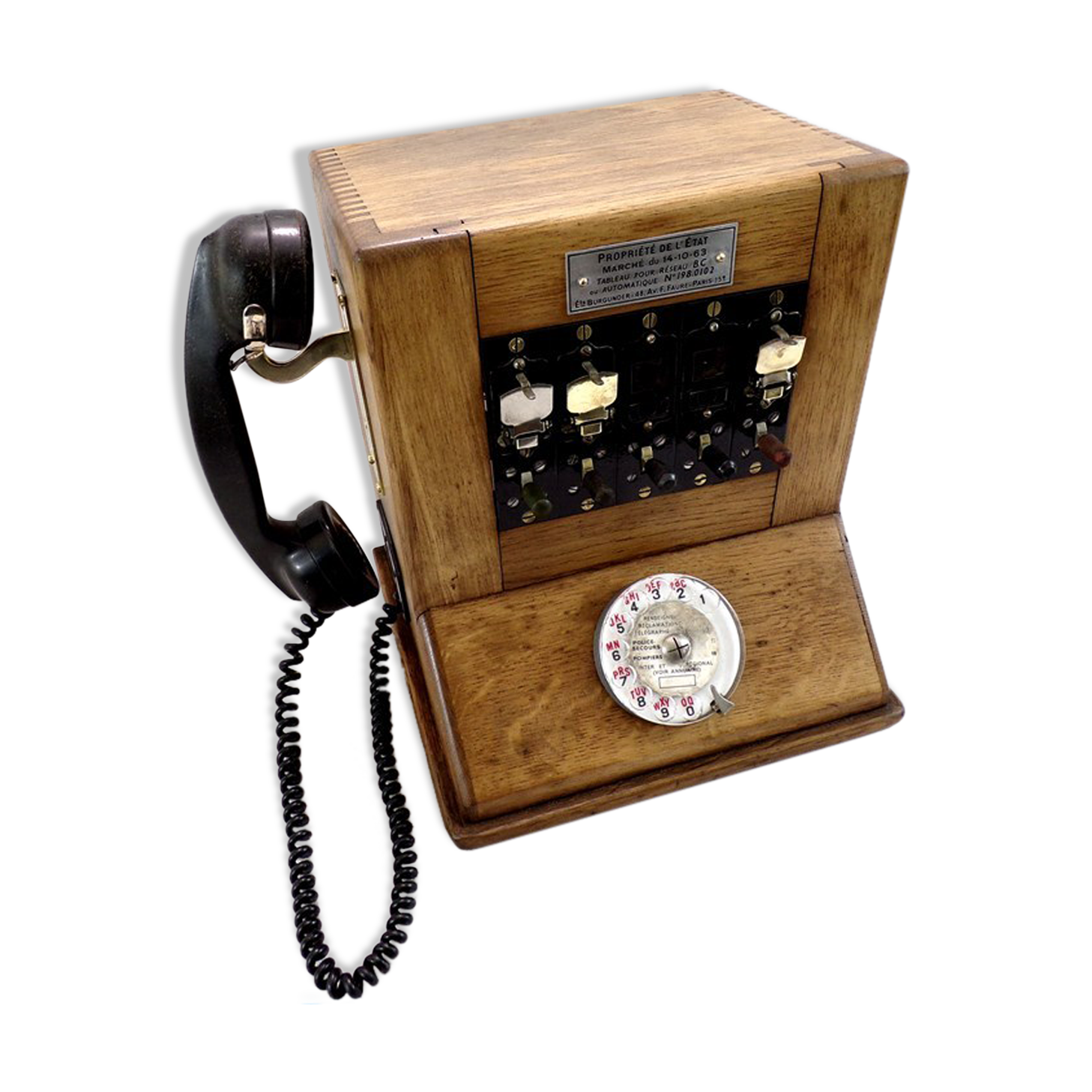 Téléphone ancien standard téléphonique