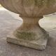 Pair of medicis vases in old reconstituted stone 1950s