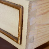 Golden cream antique French vintage Dresser