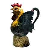Rooster pitcher. Barbotine. Orchies