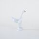 Porcelain goose figurine, Hungarian design, 1960s,manufactured by Holloháza