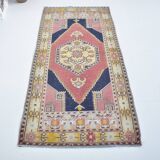 Vintage Turkish Small Floral Carpet sku 3281